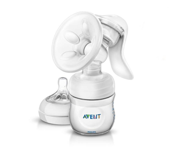 Philips Avent Laktator Ręczny NATURAL +Butelka 125ml - 320330 - zdjęcie
